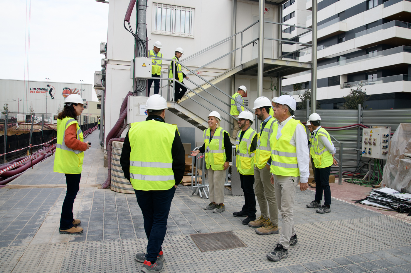 Club Cámara visita las obras de Roig Arena