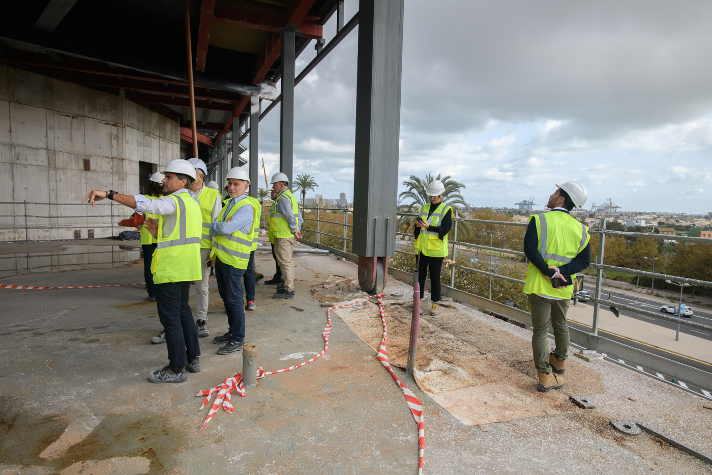 Club Cámara visita las obras de Roig Arena