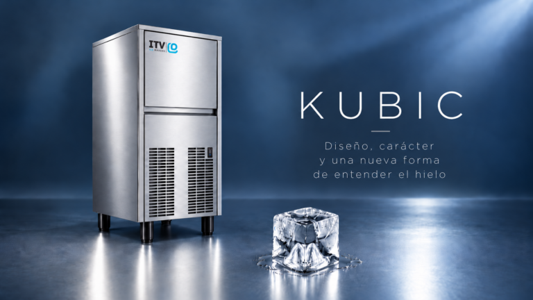 ITV Ice Makers incorpora KUBIC, un nuevo formato de hielo cuadrado para hostelería